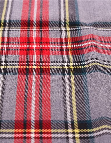 PAÑUELO  CUADROS GRIS