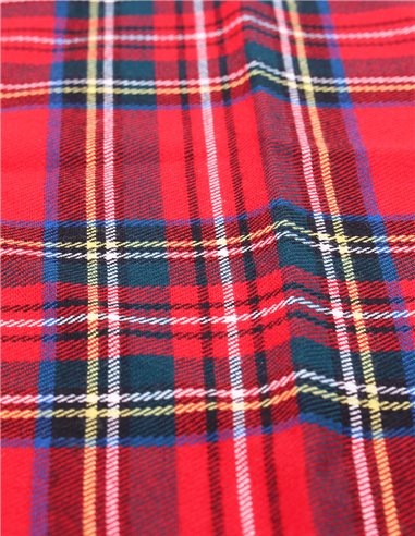 PAÑUELO  CUADROS ROJO