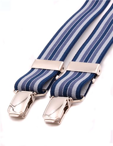 Tirantes Skinny Rayas Azul