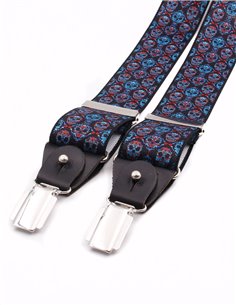 Tirantes Calaveras-Blue-Red 2