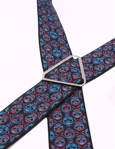 Tirantes Calaveras Blue-Red X/Y Tirantes Calaveras Blue-Red X/Y