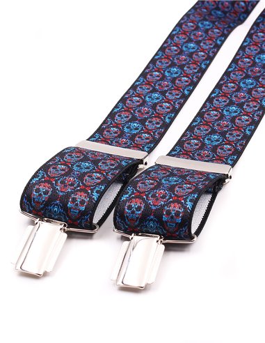 Tirantes Calaveras Blue-Red X/Y