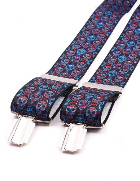 Tirantes Calaveras Blue-Red X/Y Tirantes Calaveras Blue-Red X/Y