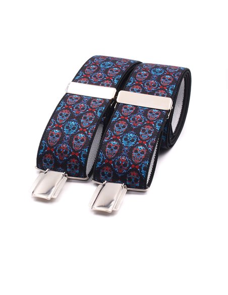 Tirantes Calaveras Blue-Red X/Y Tirantes Calaveras Blue-Red X/Y