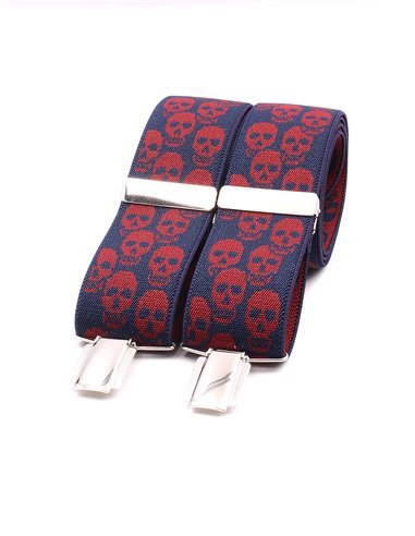 Tirantes Skeletor Rojo