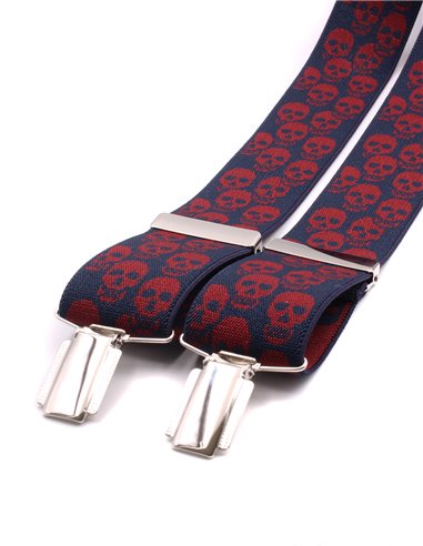 Tirantes Skeletor Rojo