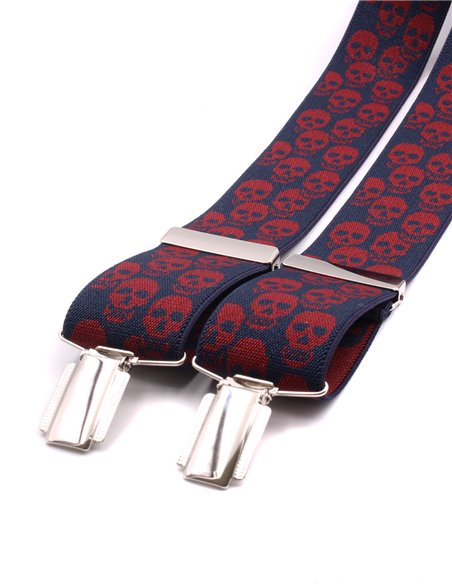 Tirantes Skeletor Rojo