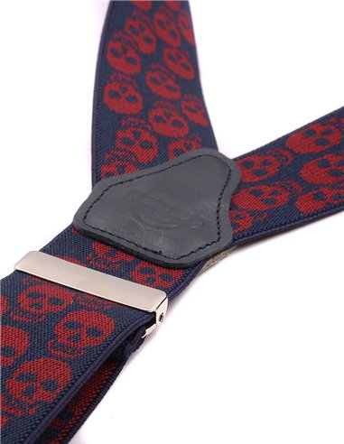 Tirantes Skeletor Rojo