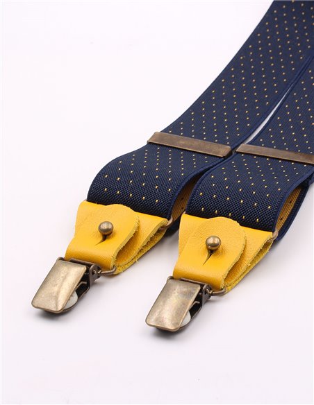 Tirantes Mujer Micro Azul-Amarillo