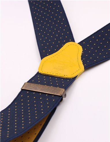 Tirantes Mujer Micro Azul-Amarillo