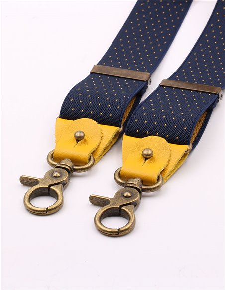 Tirantes Mujer Micro Azul-Amarillo