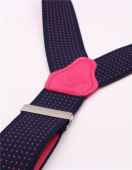 Tirantes Mujer  Micro Azul-Rosa