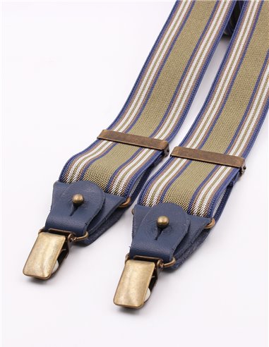 Tirantes Mujer Raya Verde