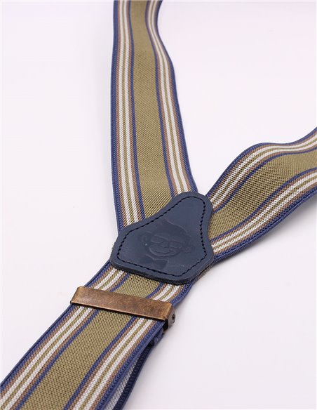 Tirantes Mujer Raya Verde