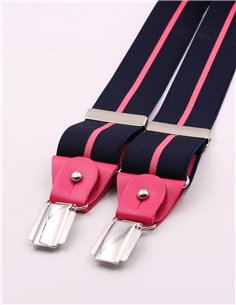 Tirantes Mujer Raya Rosa 2