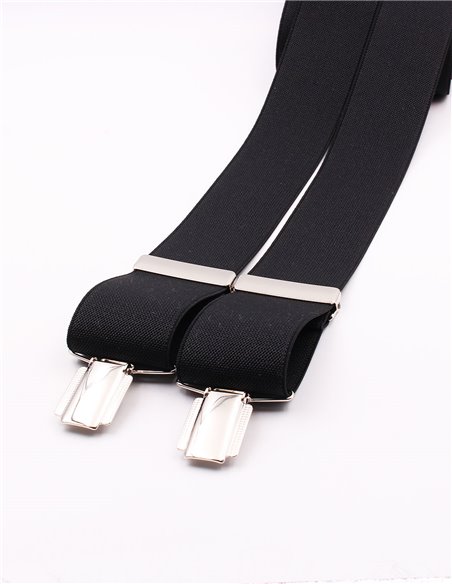 Tirantes Negro Calaveras Back