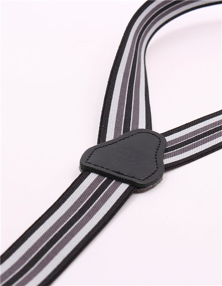 TIRANTES Raya Negro Gris TIRANTES Raya Negro Gris