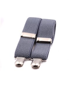 TIRANTES NIÑO 3-6 AÑOS GRIS TOPITOS BLANCO