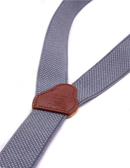 TIRANTES NIÑO 3-6 AÑOS GRIS TOPITOS BLANCO TIRANTES NIÑO 3-6 AÑOS GRIS TOPITOS BLANCO