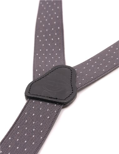 TIRANTES NIÑO 3- 6 AÑOS  GRIS LUNARES