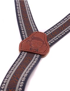 Tirantes Hombre etnic naranja 25  2