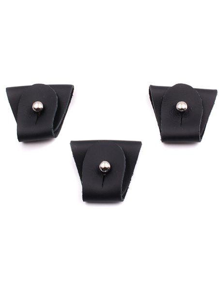 Juego 3 Terminales para tirantes Negro