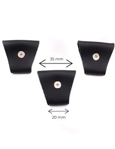 Juego 3 Terminales para tirantes Negro 2