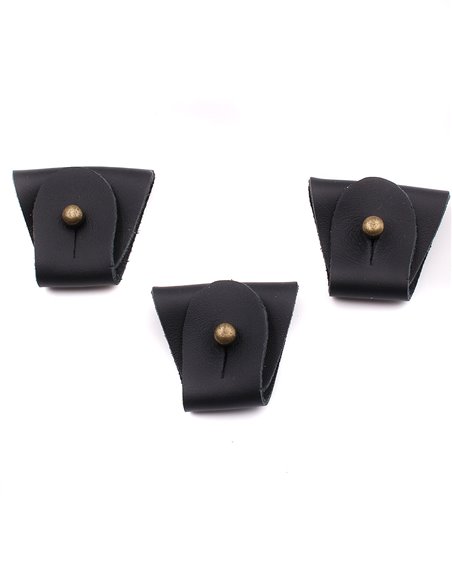 Juego 3 Terminales para tirantes Negro Bronce