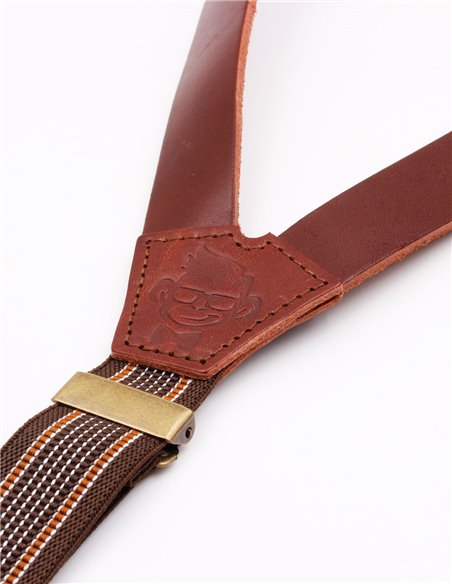 Tirantes Cuero marrón Cognac Cooper Tirantes Cuero marrón Cognac Cooper