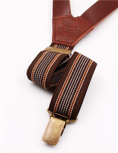 Tirantes Cuero marrón Cognac Cooper