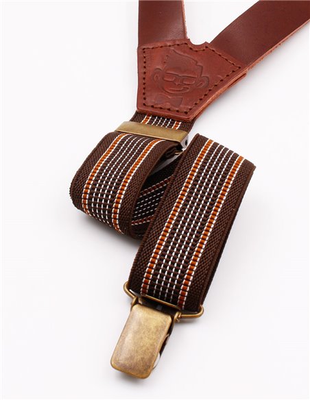 Tirantes Cuero marrón Cognac Cooper Tirantes Cuero marrón Cognac Cooper
