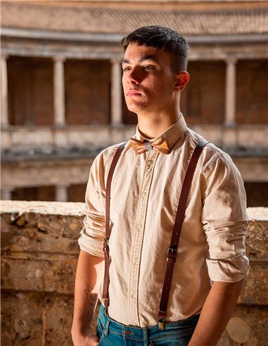 Tirantes Cuero marrón Cognac Cooper