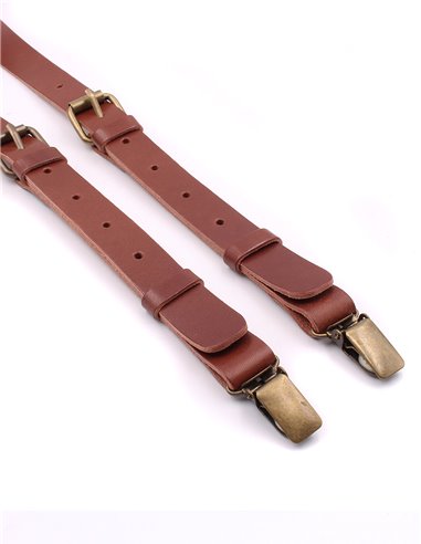 Tirantes Cuero marrón Cognac Cooper