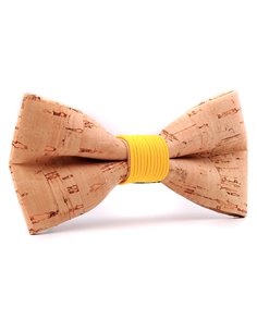PAJARITA Corcho Cordon Cuero Yellow