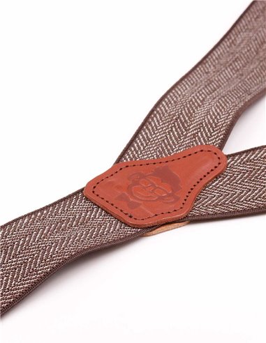 Tirantes Espiga Marrón