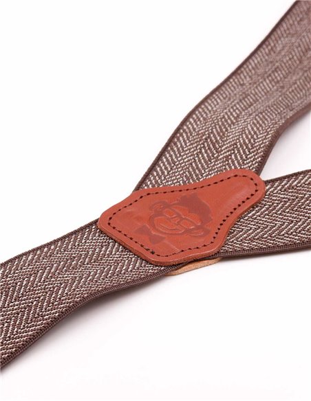 Tirantes Espiga Marrón