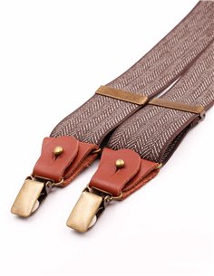 Tirantes Espiga Marrón 2