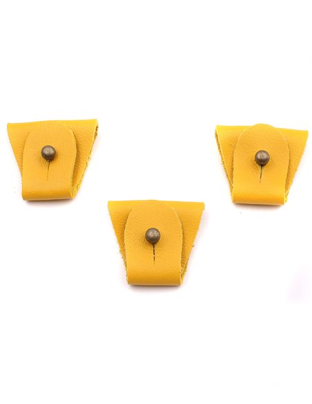 Juego 3 Terminales para tirantes Amarillo Bronce