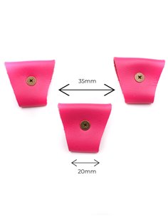 Juego 3 Terminales para tirantes Rosa Bronce 2