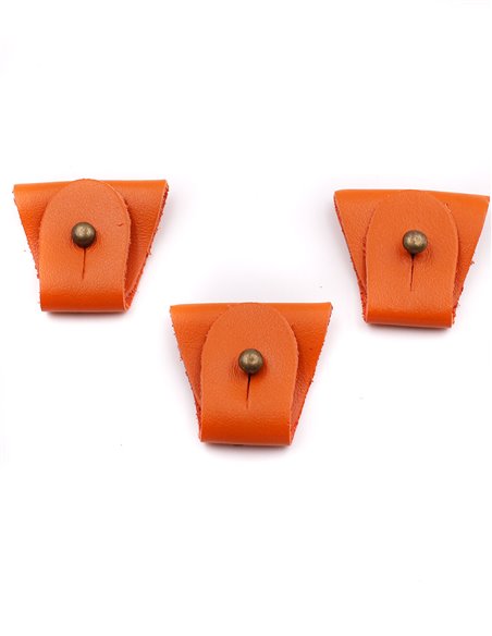 Juego 3 Terminales para tirantes Naranja Bronce
