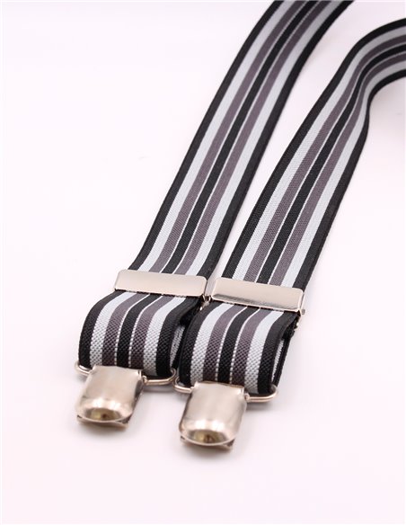 TIRANTES Raya Negro Gris