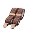 Tirantes Hombre  RAYA MARRON 25