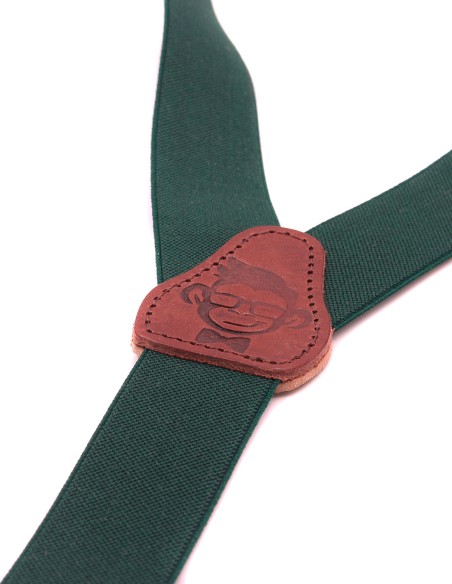 TIRANTES NIÑO 3- 6 AÑOS VERDE BOTELLA