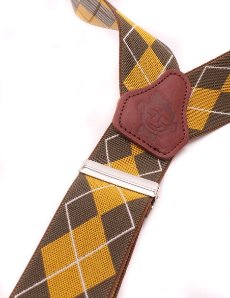 Tirantes Rombos Mostaza X/Y