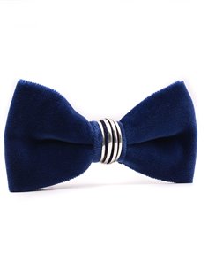 PAJARITA TERCIOPELO Azul-Metal