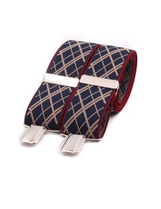 Tirantes Rombo Retro Silver