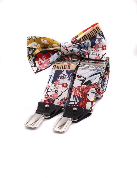 Conjunto Tirantes y Pajarita Manga Conjunto Tirantes y Pajarita Manga