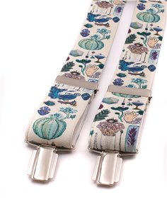 Conjunto Tirantes y Pajarita Lino Verde 2