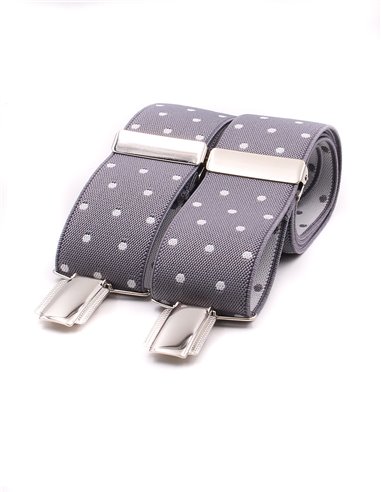 Conjunto Tirantes y Pajarita Lino berenjena 2