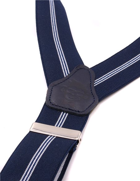 Tirantes Raya fina azul marino X/Y